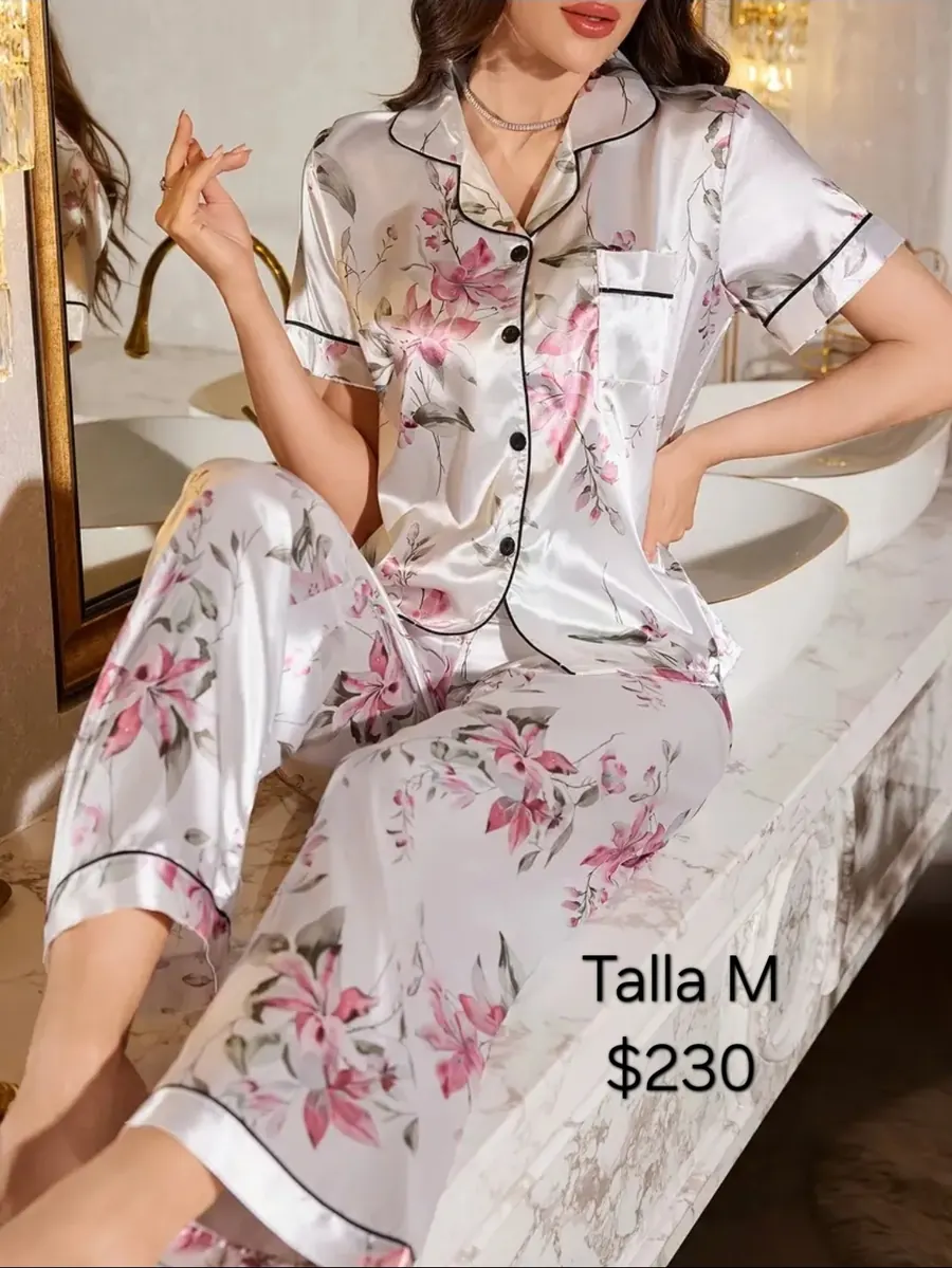Pijama de flores