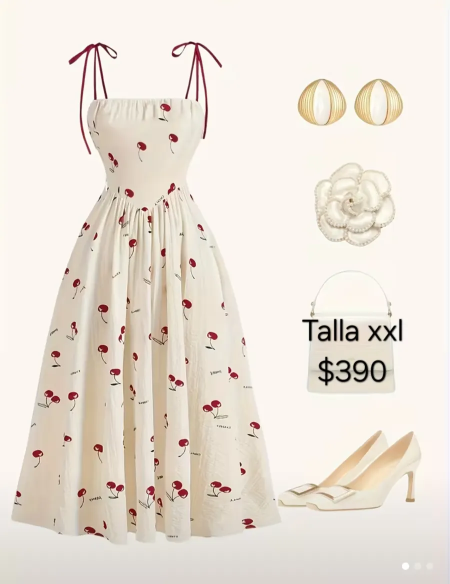 Vestido cerezas