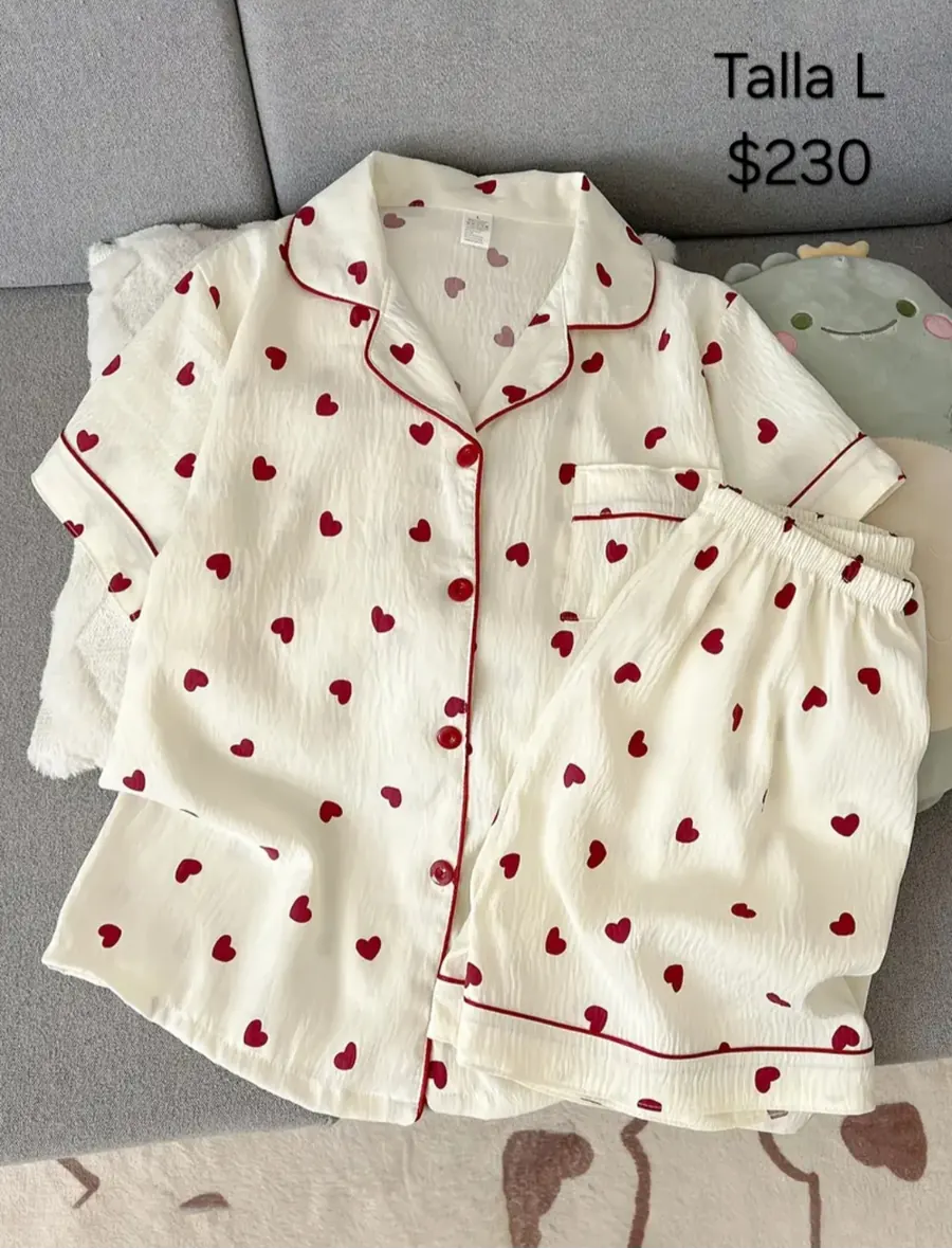 Pijama corazones